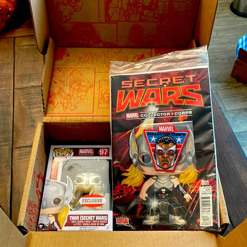 Marvel collector corps box used